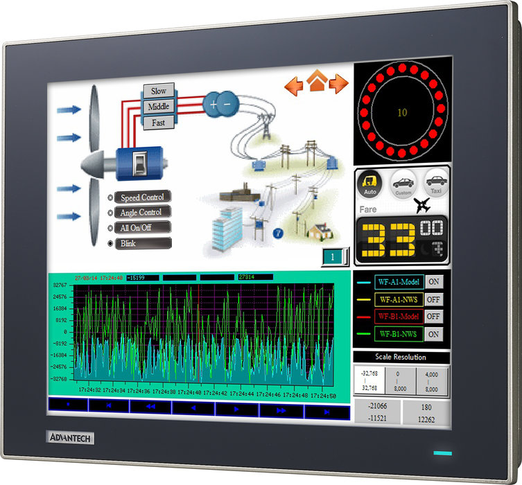 WebOP-3070T/3100T/3120T : pupitres web avec protection ESD de niveau 4